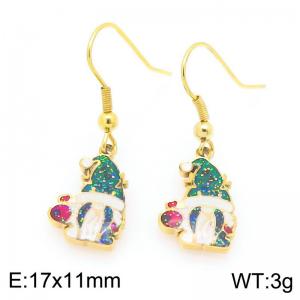 SS Gold-Plating Earring - KE120973-Z