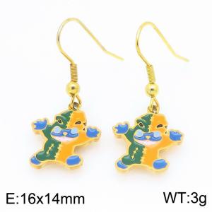SS Gold-Plating Earring - KE120977-Z