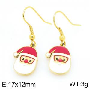 SS Gold-Plating Earring - KE120983-Z