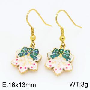 SS Gold-Plating Earring - KE120986-Z