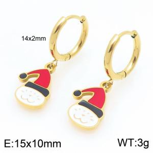 SS Gold-Plating Earring - KE121010-Z