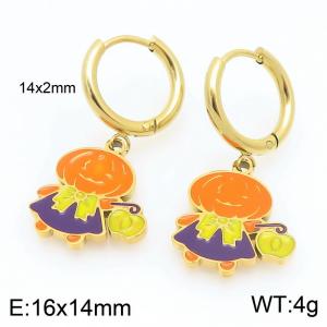 SS Gold-Plating Earring - KE121027-Z