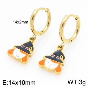 SS Gold-Plating Earring - KE121032-Z