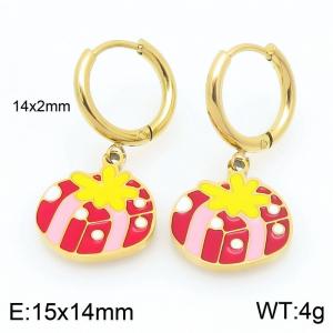 SS Gold-Plating Earring - KE121034-Z