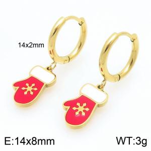 SS Gold-Plating Earring - KE121039-Z