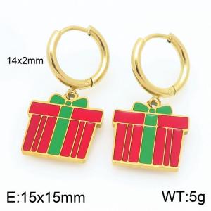 SS Gold-Plating Earring - KE121042-Z
