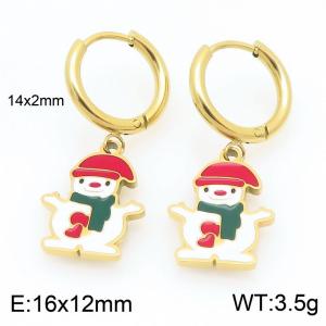 SS Gold-Plating Earring - KE121045-Z