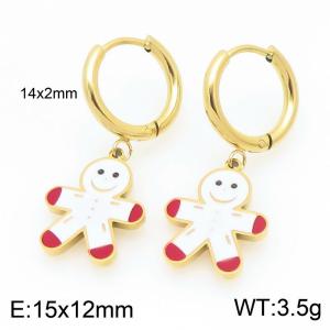 SS Gold-Plating Earring - KE121050-Z