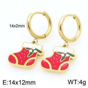 SS Gold-Plating Earring - KE121052-Z