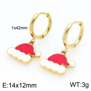 SS Gold-Plating Earring - KE121056-Z