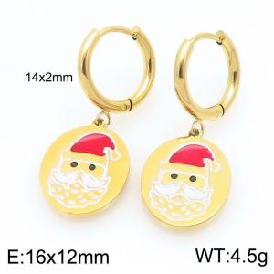 SS Gold-Plating Earring - KE121061-Z