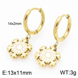 SS Gold-Plating Earring - KE121070-Z