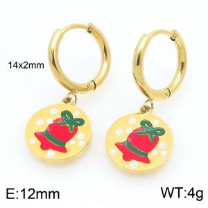 SS Gold-Plating Earring - KE121072-Z