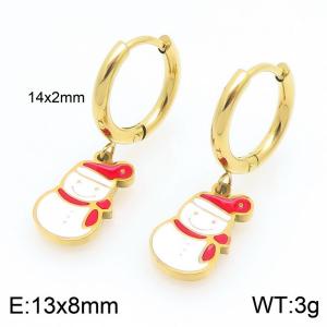 SS Gold-Plating Earring - KE121075-Z