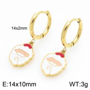 SS Gold-Plating Earring - KE121077-Z