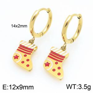 SS Gold-Plating Earring - KE121078-Z