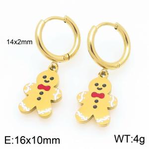 SS Gold-Plating Earring - KE121085-Z