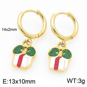 SS Gold-Plating Earring - KE121086-Z