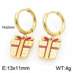 SS Gold-Plating Earring - KE121087-Z