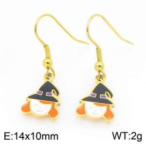 SS Gold-Plating Earring - KE121088-Z