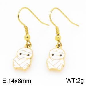 SS Gold-Plating Earring - KE121091-Z
