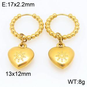 SS Gold-Plating Earring - KE121220-Z