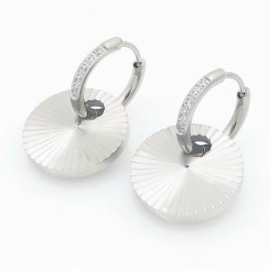 Stainless Steel Stone&Crystal Earring - KE121308-HM