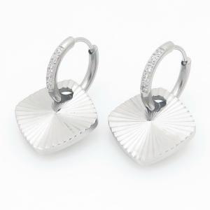 Stainless Steel Stone&Crystal Earring - KE121310-HM
