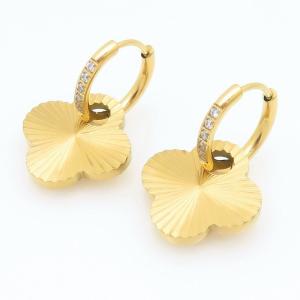 Stainless Steel Stone&Crystal Earring - KE121311-HM