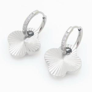 Stainless Steel Stone&Crystal Earring - KE121312-HM