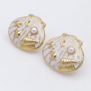 SS Gold-Plating Earring - KE121605-SP