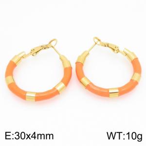 SS Gold-Plating Earring - KE121670-LO