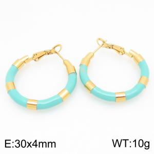 SS Gold-Plating Earring - KE121671-LO