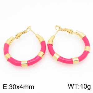 SS Gold-Plating Earring - KE121674-LO