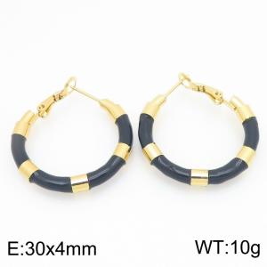 SS Gold-Plating Earring - KE121675-LO