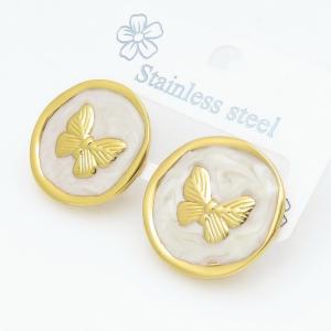 SS Gold-Plating Earring - KE121693-LO