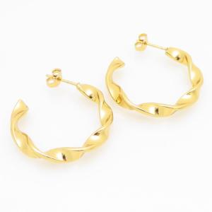 SS Gold-Plating Earring - KE121781-TLA