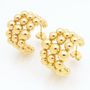 SS Gold-Plating Earring - KE121790-TLA