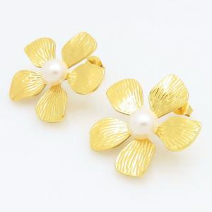 SS Gold-Plating Earring - KE121798-TLA