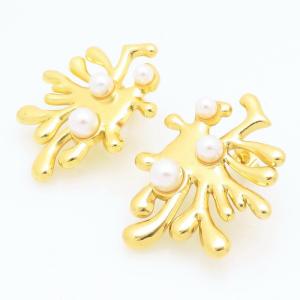 SS Gold-Plating Earring - KE121800-TLA