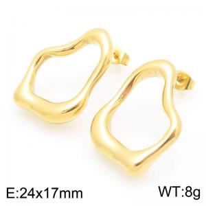 SS Gold-Plating Earring - KE121866-HR