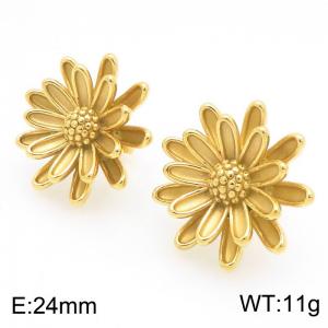 SS Gold-Plating Earring - KE121867-HR
