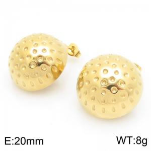 SS Gold-Plating Earring - KE121869-HR