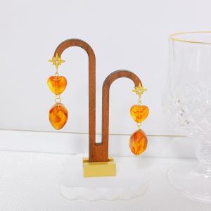 SS Gold-Plating Earring - KE121953-SXSJ