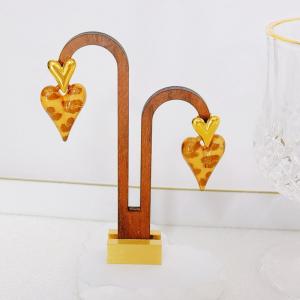 SS Gold-Plating Earring - KE121956-SXSJ