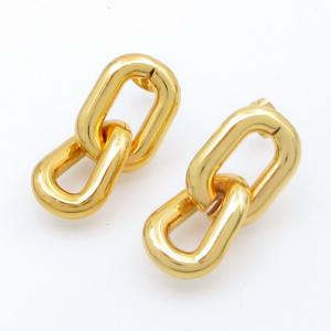 SS Gold-Plating Earring - KE122001-SP