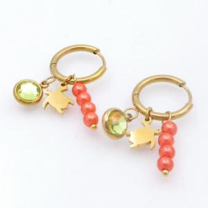 SS Gold-Plating Earring - KE122009-SP