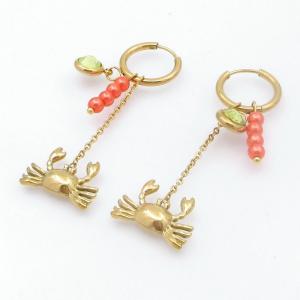 SS Gold-Plating Earring - KE122011-SP
