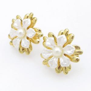 SS Gold-Plating Earring - KE122015-SP