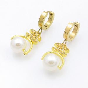 SS Gold-Plating Earring - KE122019-SP